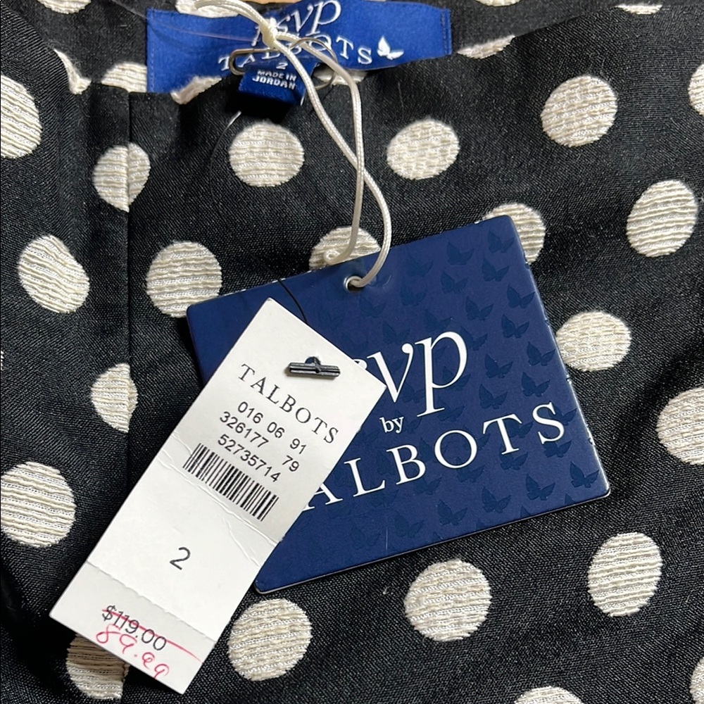 Talbots Women’s Polka Dot Pants - Picture 3 of 5